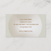 パールサークルフレーム名刺 名刺 (裏面)