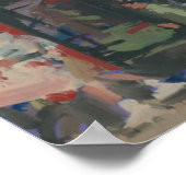 パールショッ絵を描プマンハッタン ポスター (角)