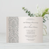 パールシルバーボーダー 25周年パーティー 招待状 (スタンド正面)