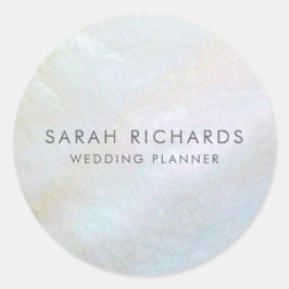 パールシンプルエレガントビジネスの母 ラウンドシール