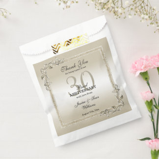 パールジェム&グリッター30周年結婚記念 フェイバーバッグ