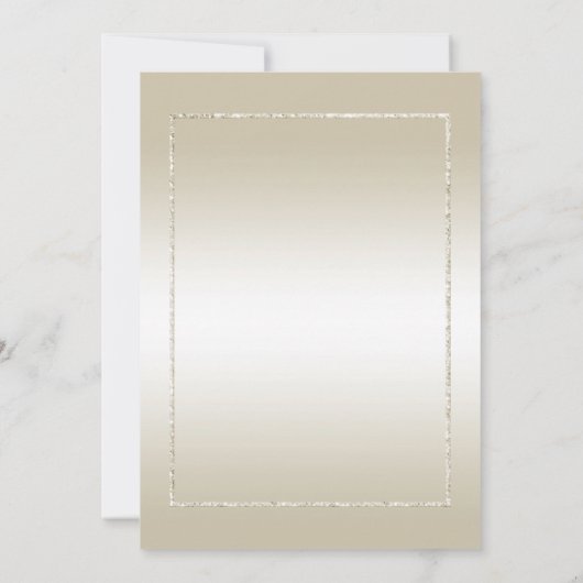 パールジェム＆グリッター 1周年結婚記念日 招待状 (裏面)