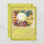 パールジュエリーが美しい感謝カード ポストカード (正面/裏面)