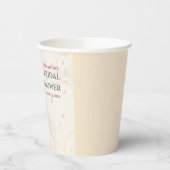 パールジュエル ブライダルシャワー 紙コップ (左)