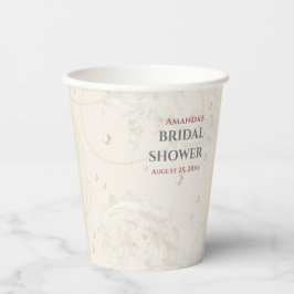 パールジュエル ブライダルシャワー 紙コップ