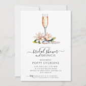 パールスアンドプロセッコブライダルシャワーブランチ 招待状 (正面)