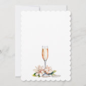 パールスアンドプロセッコブライダルシャワーブランチ 招待状 (裏面)