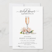 パールスアンドプロセッコブライダルシャワーブランチ 招待状 (正面)