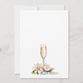 パールスアンドプロセッコブライダルシャワー 招待状 (裏面)