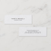 パールスキニースリム澄ん名刺 スキニー名刺 (正面/裏面)