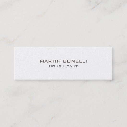 パールスキニースリム澄ん名刺 スキニー名刺 (正面)