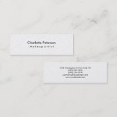 パールスキニーメイクアップアーティスト美容師業 スキニー名刺 (正面/裏面)