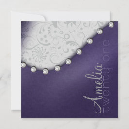 パールスクエアの誕生日お誘い 招待状