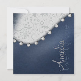 パールスクエアの誕生日お誘い 招待状