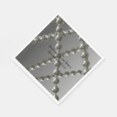 パールストリングス結婚ト紙ナプキンス スタンダードランチョンナプキン (角)