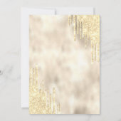 パールスプロセコボウグリッタードリップス 招待状 (裏面)