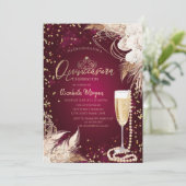 パールスプロセッコダイアモンズボホフラワーズキンセアニラ 招待状 (スタンド正面)