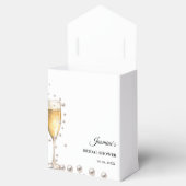 パールスプロセッコブライダルシャワーパーティー フェイバーボックス (オープン)