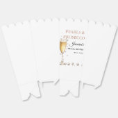 パールスプロセッコブライダルシャワーパーティー フェイバーボックス (見開き)