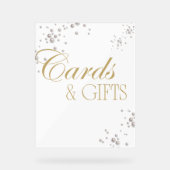 パールスプロセッコブライダルシャワーブライダルブランチ アクリルサイン (正面)