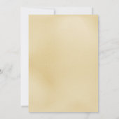 パールスプロセッコ金ゴールドエレガントブライダルシャワー 招待状 (裏面)