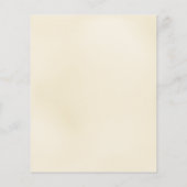 パールスプロセッコ金ゴールドブライダルシャワー招待 (裏面)