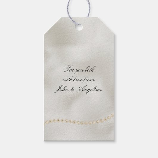 パールズホワイトラックス ギフトタグ (正面)