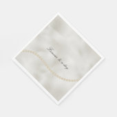 パールズホワイトラックス スタンダードランチョンナプキン (角)