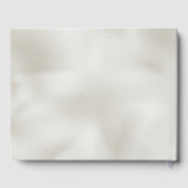 パールズホワイトラ結婚ックス ゲストブック (裏面)