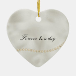 パールズホワイトラ結婚ックス セラミックオーナメント