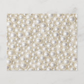 パールズボウアドバイスとウィッシュブライダルシャワーカード (裏面)