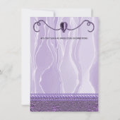 パールズ&パープルシルクリタイアメントパーティー 招待状 (裏面)