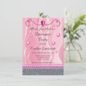 パールズ&ブライトピンクシルクリタイアメントパーティー 招待状 (スタンド正面)