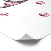 パールズ&プロセッコブライダルシャワー歓迎 ポスター (角)