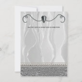 パールズ&ホワイトシルクリタイアメントパーティー 招待状 (裏面)