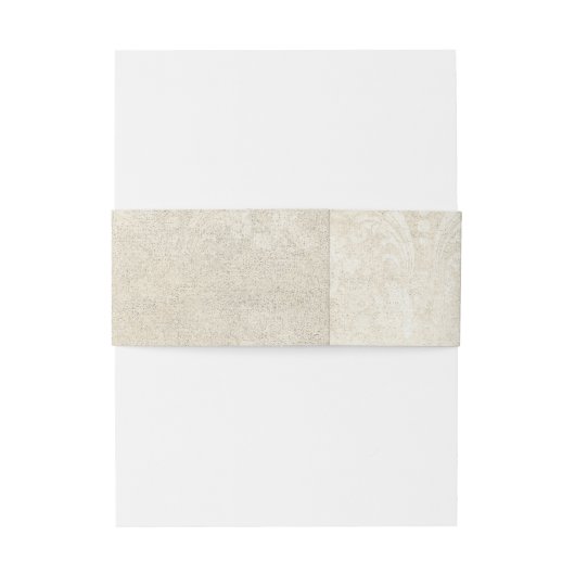 パールダマスクのウェディングエレガント文房具 招待状ベリーバンド (裏面例)