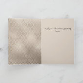 パールダマスクモダンクリスマスツリーカード シーズンカード (内部)