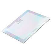 パールデコールの母にアクエリアス〔占星術の〕十二宮図のシンボル ノートパッド (アングル)