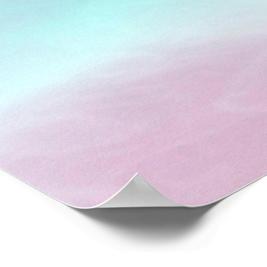 パールデコールの母にアクエリアス〔占星術の〕十二宮図のシンボル ポスター (角)