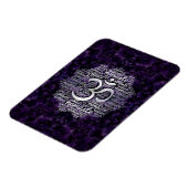 パールナマステワードアートinロータスOMシンボル マグネット (左側)