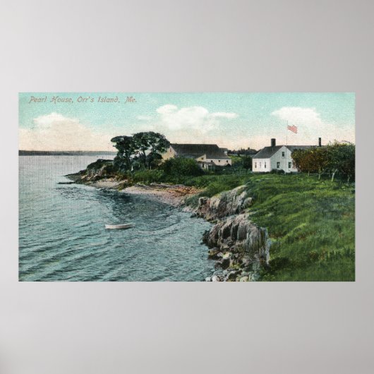 パールハウスの外観 ポスター (正面)