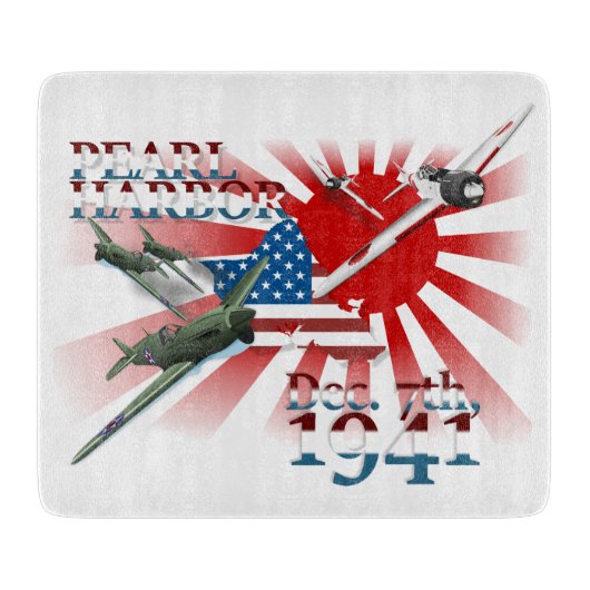 パールハバー1941年12月7日カッティングボード カッティングボード (正面)