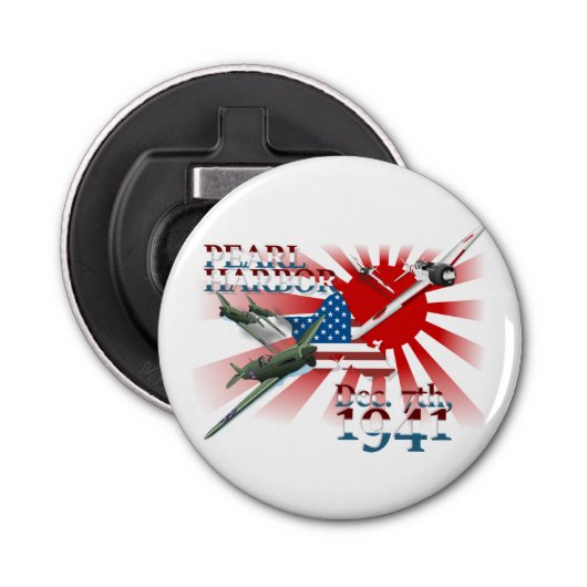 パールハバー1941年12月7日ボトルオープナー 栓抜き (正面)