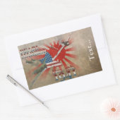 パールハバー1941年12月7日 長方形シール (封筒)