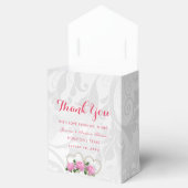 パールハート&バラダマスクウェディング フェイバーボックス (オープン)