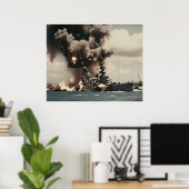 パールハーバーアタックヴィンテージ ポスター (ホームオフィス)