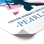 パールハーバー忘れは私たちの落ちたヒーロー ポスター (角)