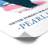 パールハーバー忘れは私たちの落ちたヒーロー ポスター (角)