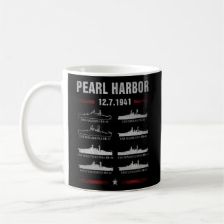 パールハーバー戦艦メモリアルデー12月7日 コーヒーマグカップ