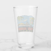 パールハーバー、ハワイヴィンテージトラベルピントガラス タンブラーグラス (裏面)